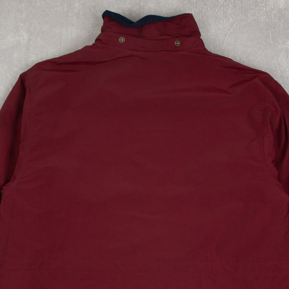 WOMEN'S VINTAGE FLEECE LINE FULL ZIP HOODED JACKET - LARGE