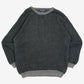 MEN'S VINTAGE 1990S TEXTURED KNITTED JUMPER - LARGE