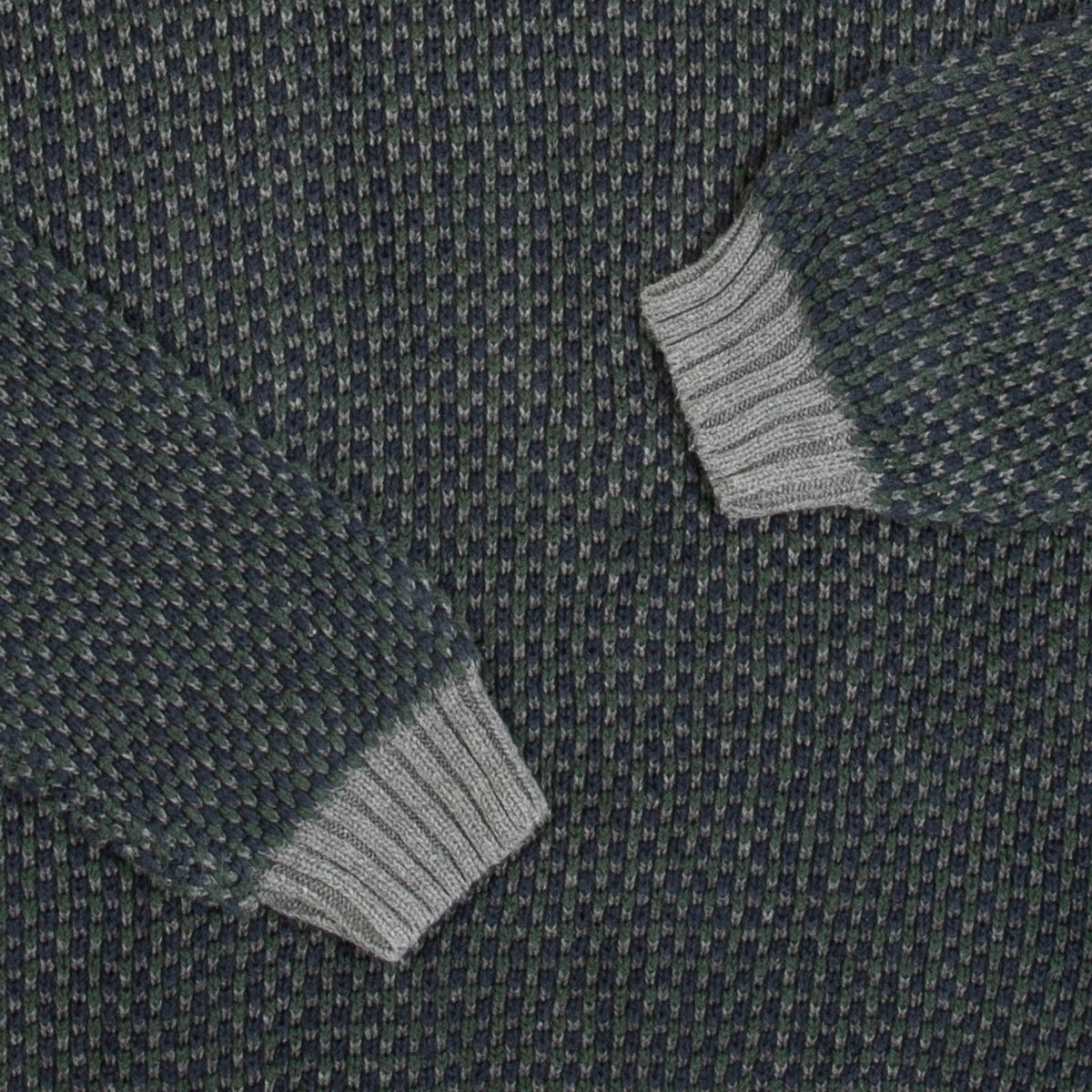 MEN'S VINTAGE 1990S TEXTURED KNITTED JUMPER - LARGE