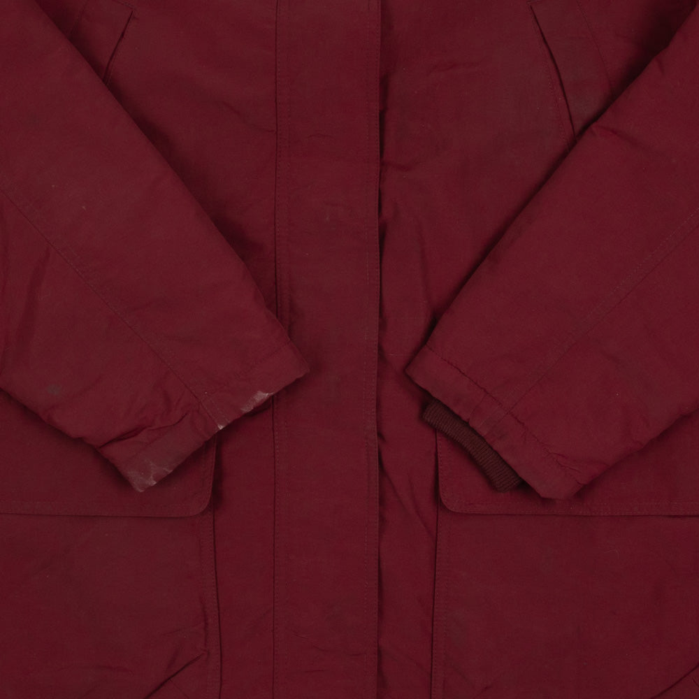 WOMEN'S VINTAGE FLEECE LINE FULL ZIP HOODED JACKET - LARGE