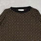 MEN'S VINTAGE 1990S PATTERNED KNITTED JUMPER - X-LARGE