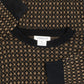MEN'S VINTAGE 1990S PATTERNED KNITTED JUMPER - X-LARGE