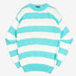 MEN'S VINTAGE 1990S IZOD STRIPED STRUCTURED KNITTED JUMPER - LARGE