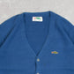 MEN'S VINTAGE 1980S SEARS KNITTED CARDIGAN - MEDIUM
