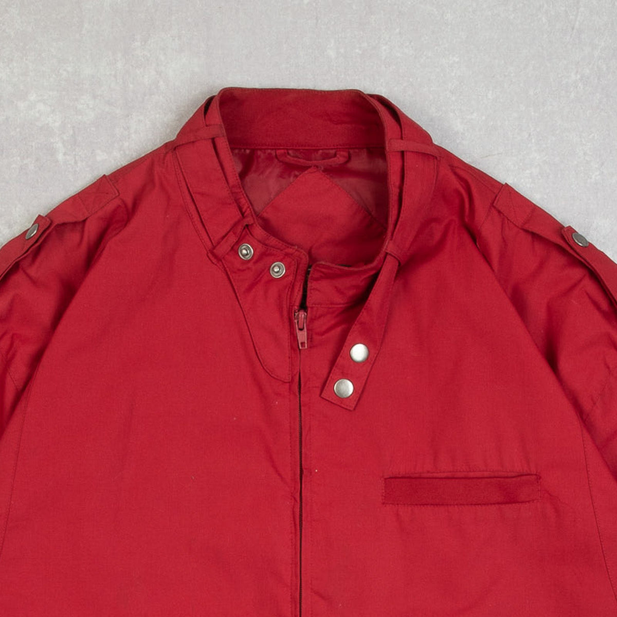 MEN'S VINTAGE 1990S UTILITY BOMBER FULL ZIP JACKET - LARGE