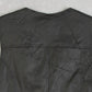 MEN'S VINTAGE 1990S LEATHER GILET JACKET - MEDIUM