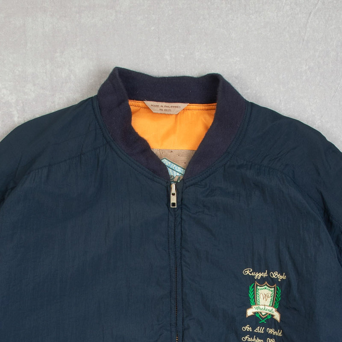 MEN'S VINTAGE 1990S WEEKENDS MA1 BOMBER JACKET - MEDIUM