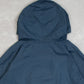 MEN'S VINTAGE 1990S AUBURN UNIVERSITY HOODED WINDBREAKER JACKET - LARGE