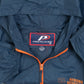 MEN'S VINTAGE 1990S AUBURN UNIVERSITY HOODED WINDBREAKER JACKET - LARGE