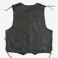 MEN'S VINTAGE 1990S LEATHER GILET JACKET - X-LARGE