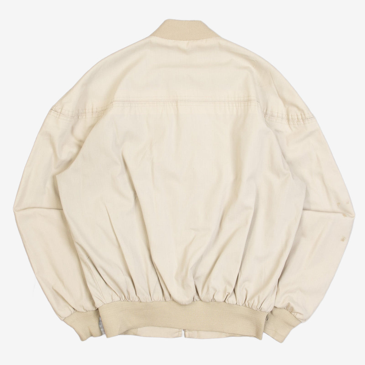 MEN'S VINTAGE 1980S FULL ZIP BOMBER JACKET - LARGE