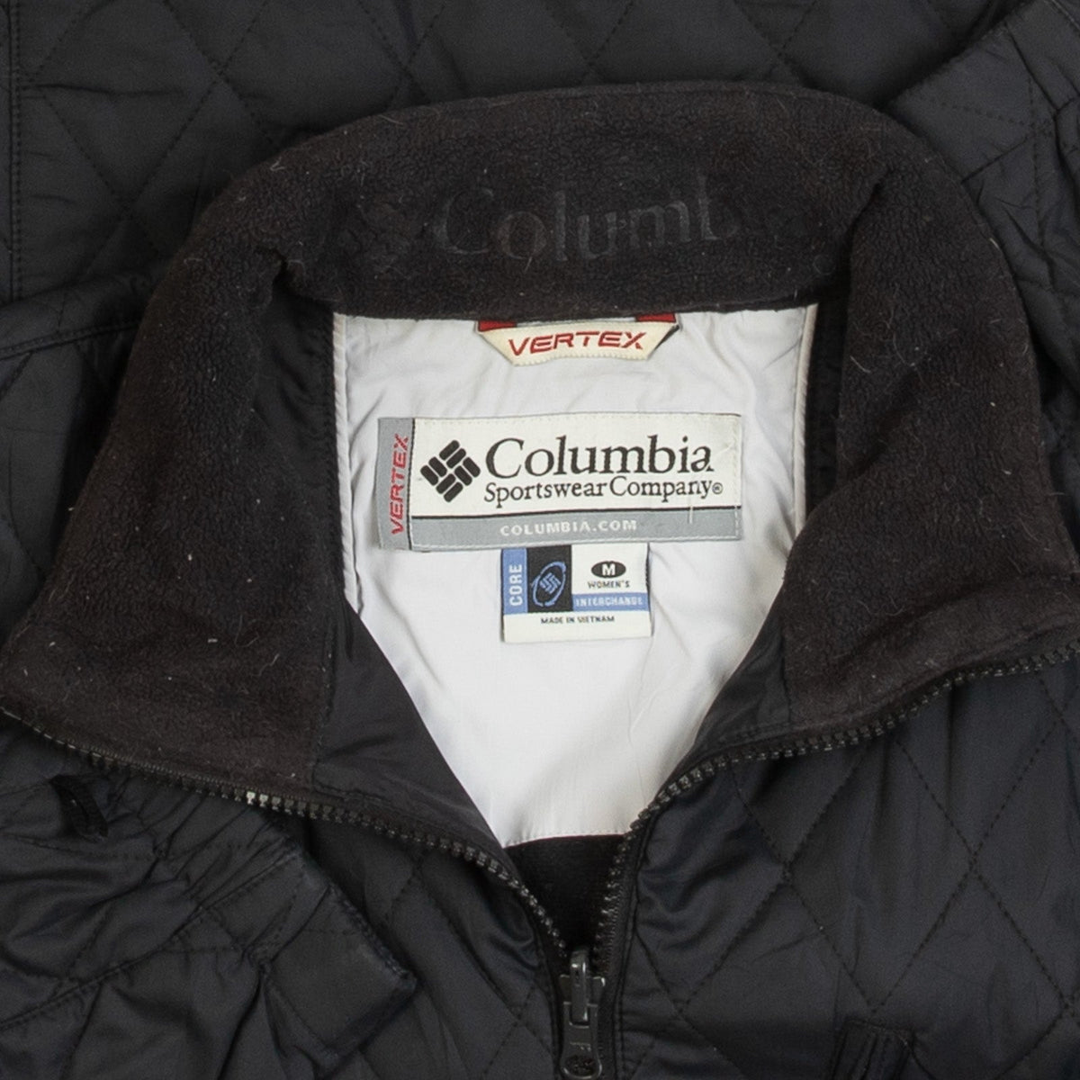 WOMEN'S VINTAGE 1990S COLUMBIA QUILTED VERTEX JACKET - MEDIUM