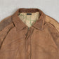 MEN'S VINTAGE 1990S LEATHER FLIGHT JACKET - LARGE