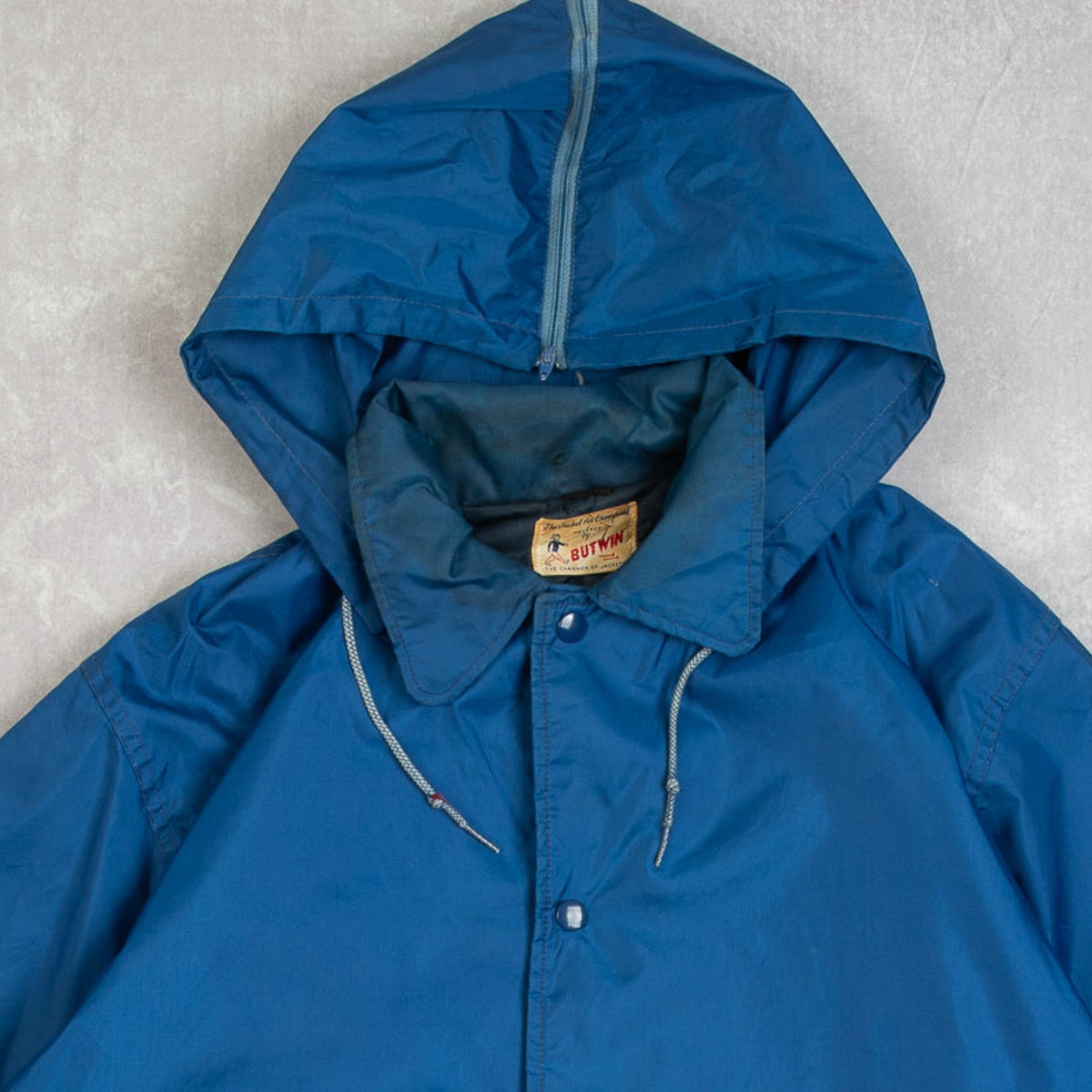 MEN'S VINTAGE 1980S HOODED PARKA JACKET - X-LARGE