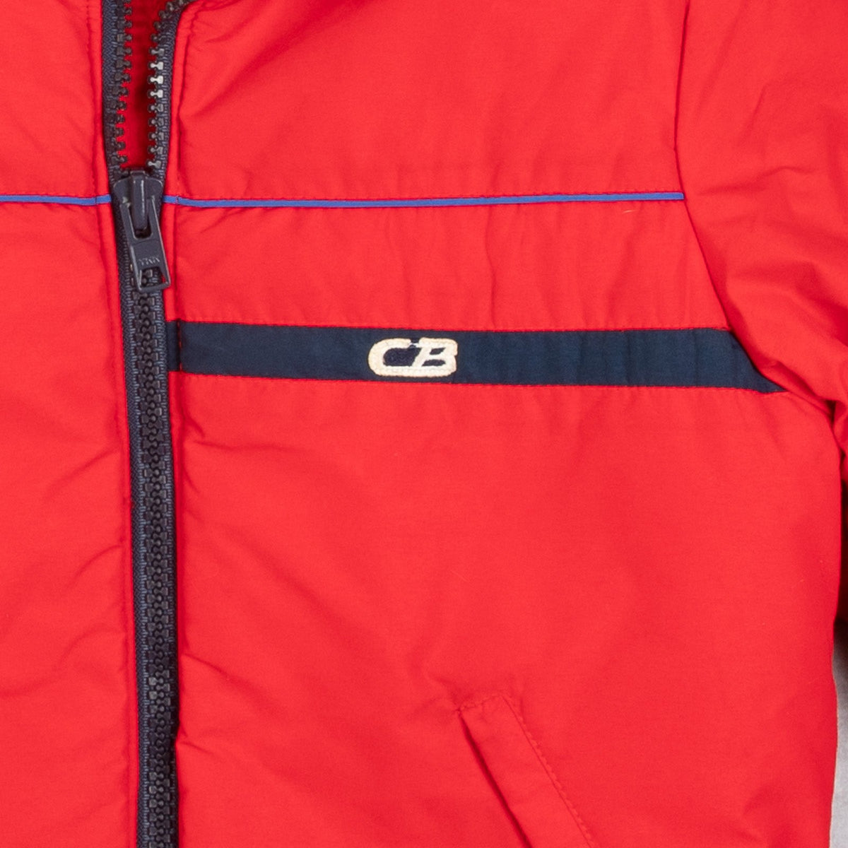 WOMEN'S VINTAGE 1980S SKI PUFFER FULL ZIP JACKET - LARGE