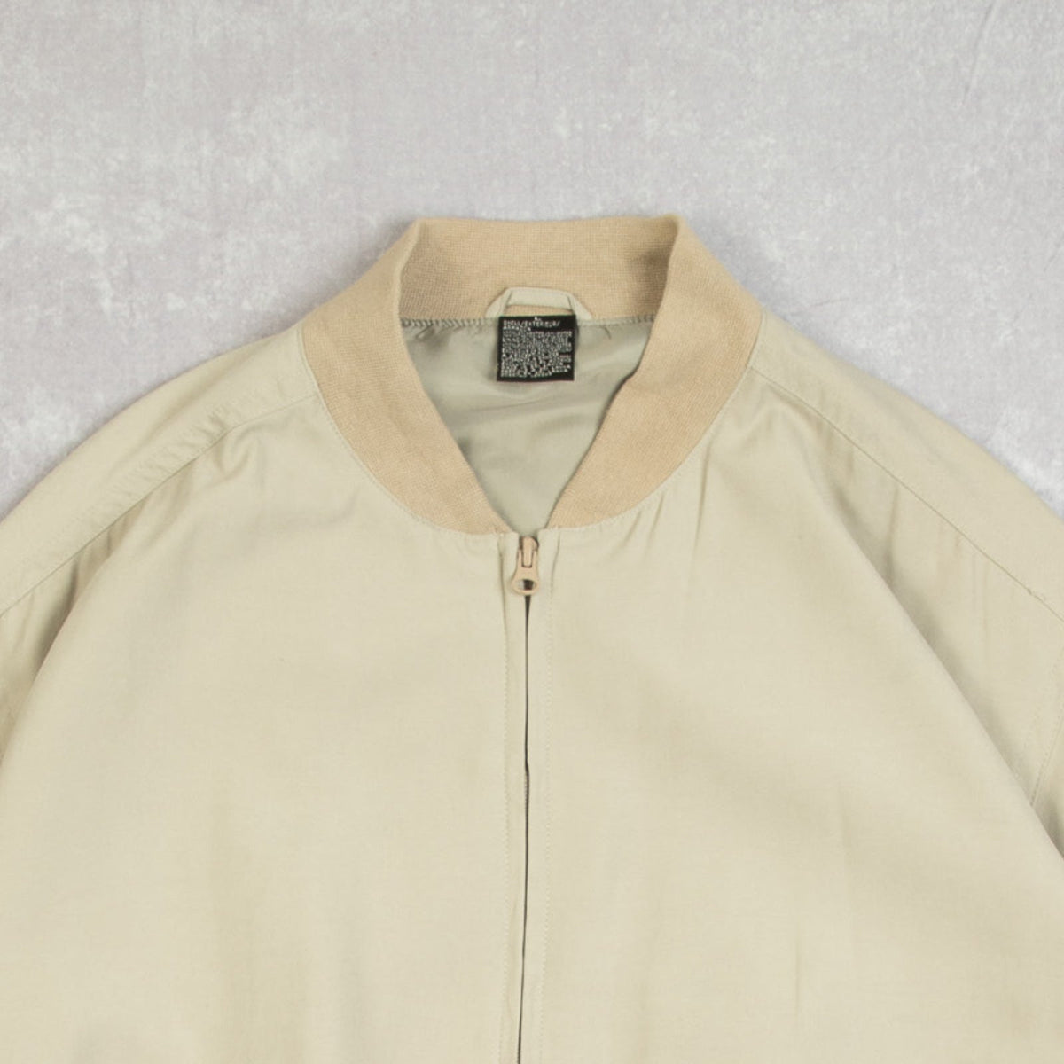 MEN'S VINTAGE 1990S FULL ZIP BOMBER JACKET - LARGE