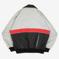MEN'S VINTAGE 1990S COLOUR BLOCK FULL ZIP BOMBER JACKET - LARGE