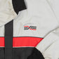 MEN'S VINTAGE 1990S COLOUR BLOCK FULL ZIP BOMBER JACKET - LARGE