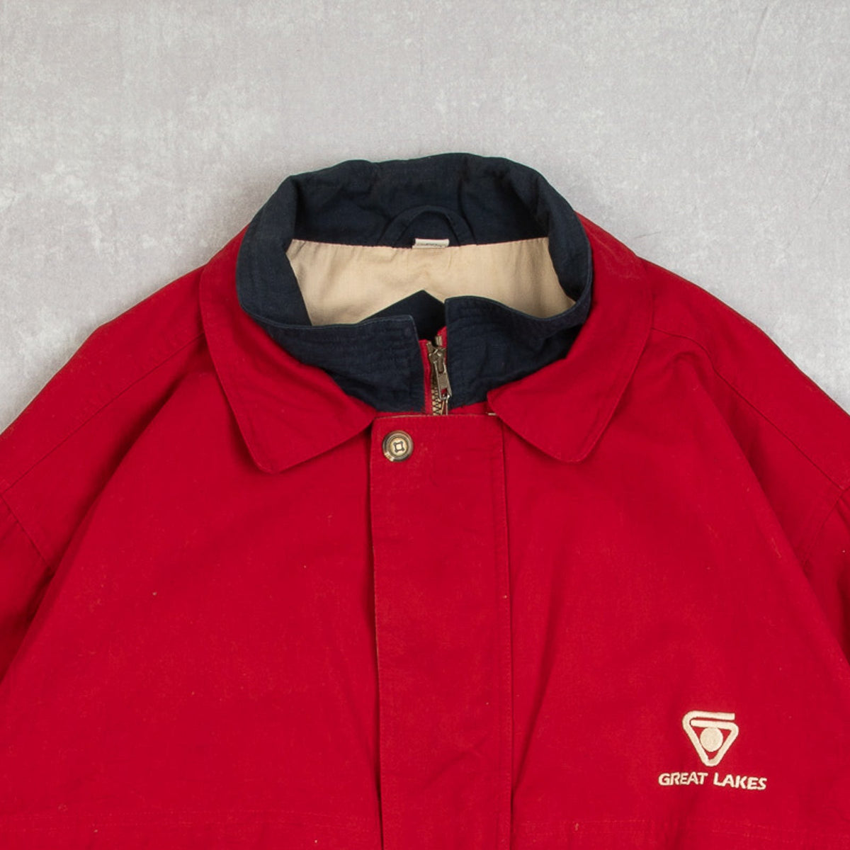 MEN'S VINTAGE 1990S GREAT LAKES HARRINGTON WORKWEAR JACKET - X-LARGE