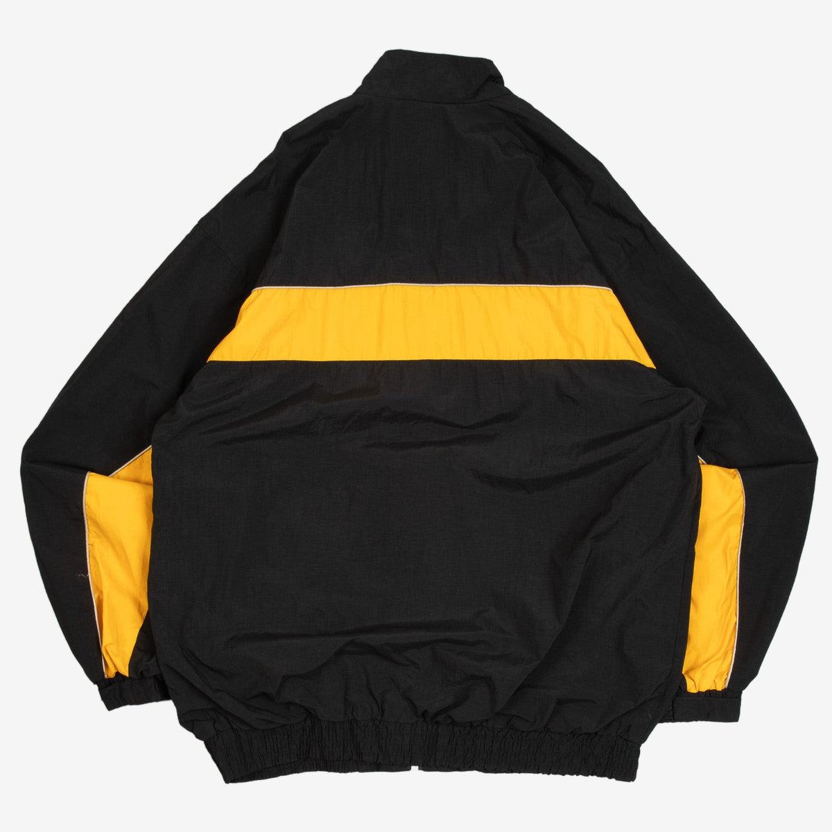 MEN'S VINTAGE 1990S ARMY FULL ZIP WINDBREAKER JACKET - MEDIUM