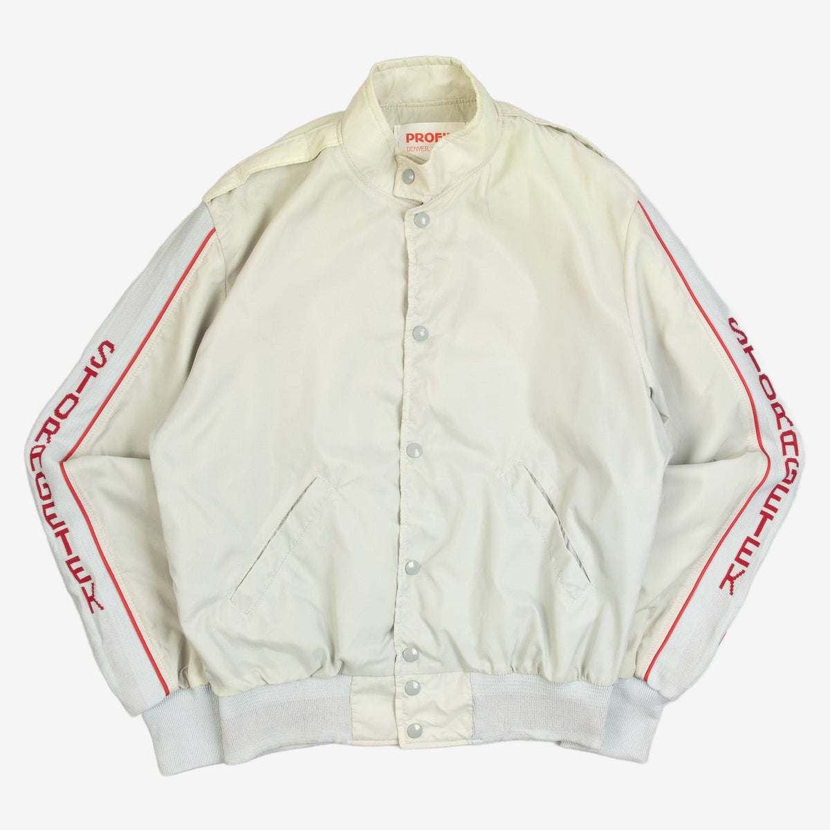 MEN'S VINTAGE 1980S STORAGETEK BOMBER JACKET - MEDIUM