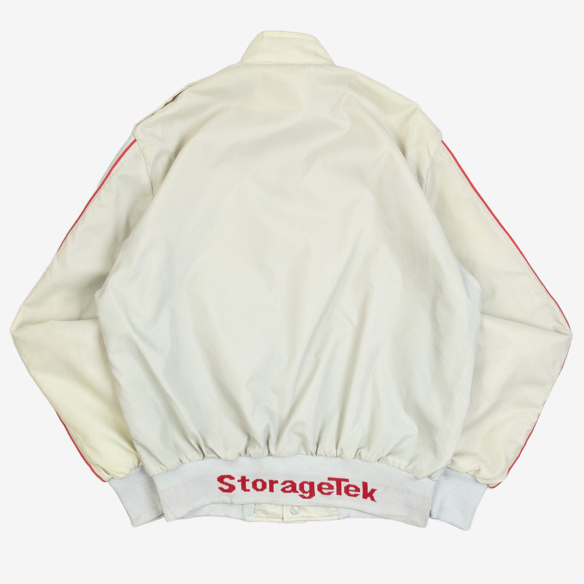 MEN'S VINTAGE 1980S STORAGETEK BOMBER JACKET - MEDIUM