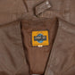MEN'S VINTAGE 1980S LEATHER VEST JACKET - MEDIUM