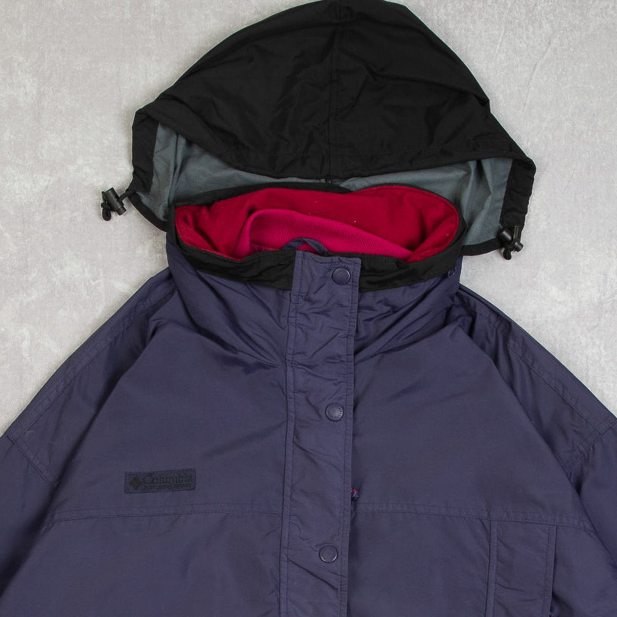 WOMEN'S VINTAGE 1990S COLUMBIA LONG'S PEAK HOODED JACKET - LARGE
