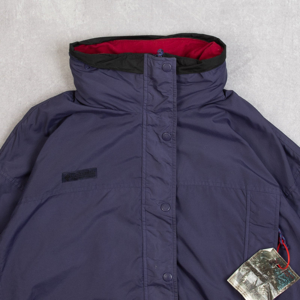 WOMEN'S VINTAGE 1990S COLUMBIA LONG'S PEAK HOODED JACKET - LARGE
