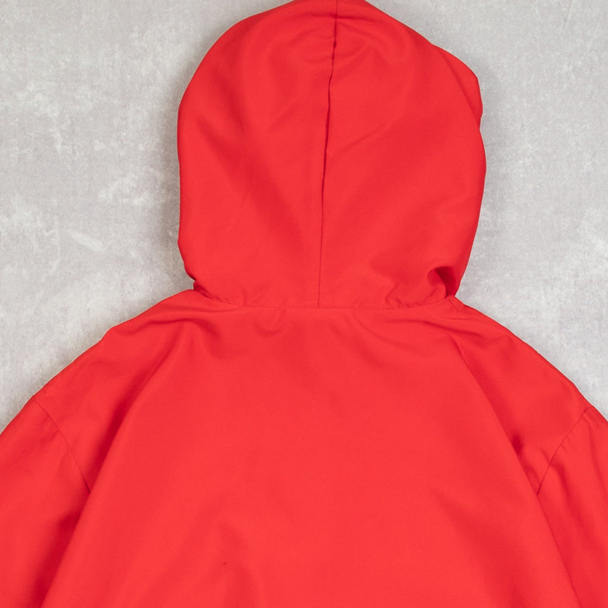 MEN'S VINTAGE 1990S REBELS HALF ZIP HOODED BOMBER JACKET - SMALL