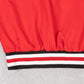 MEN'S VINTAGE 1990S REBELS HALF ZIP HOODED BOMBER JACKET - SMALL