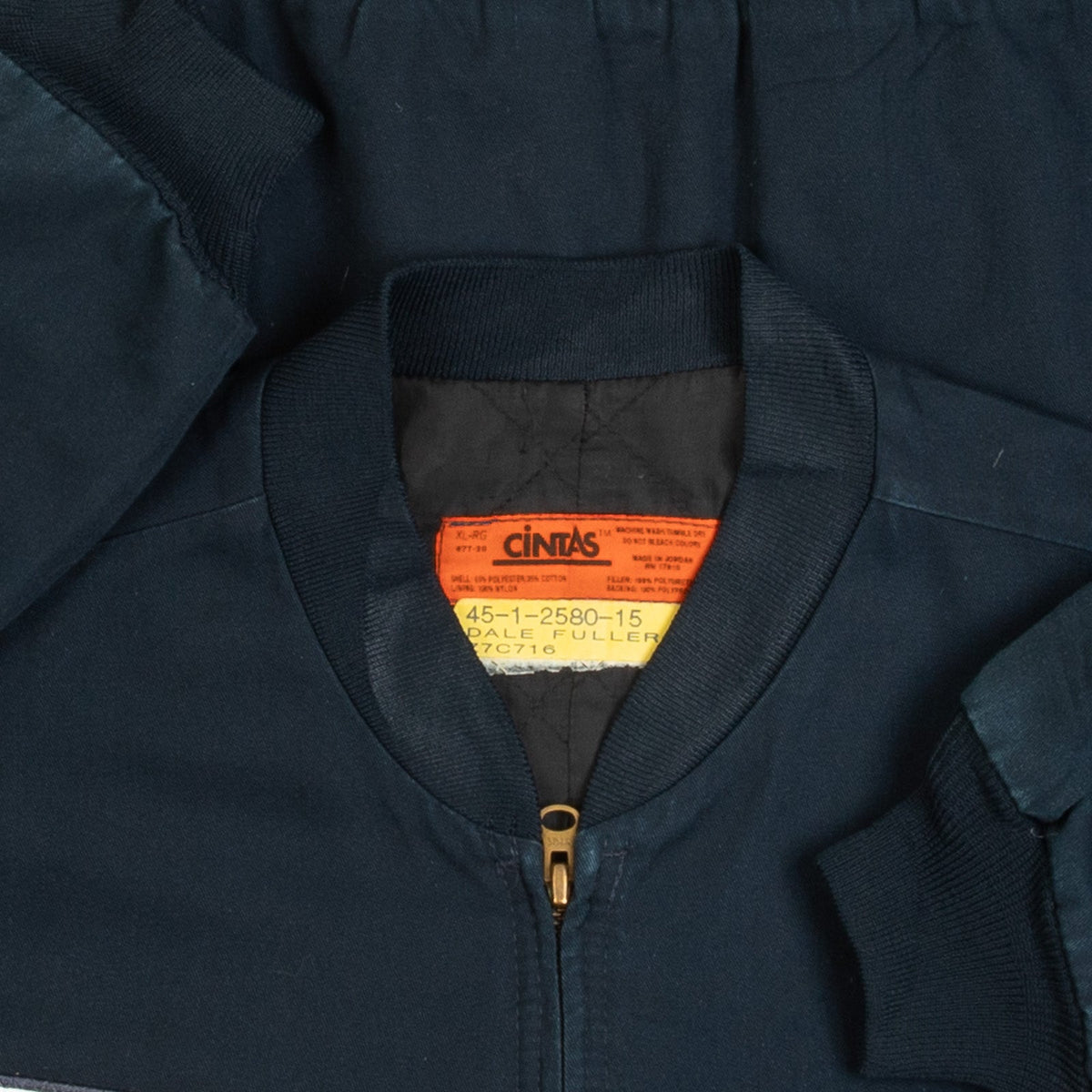 MEN'S VINTAGE 1990S FULL ZIP WORKWEAR BOMBER JACKET - X-LARGE