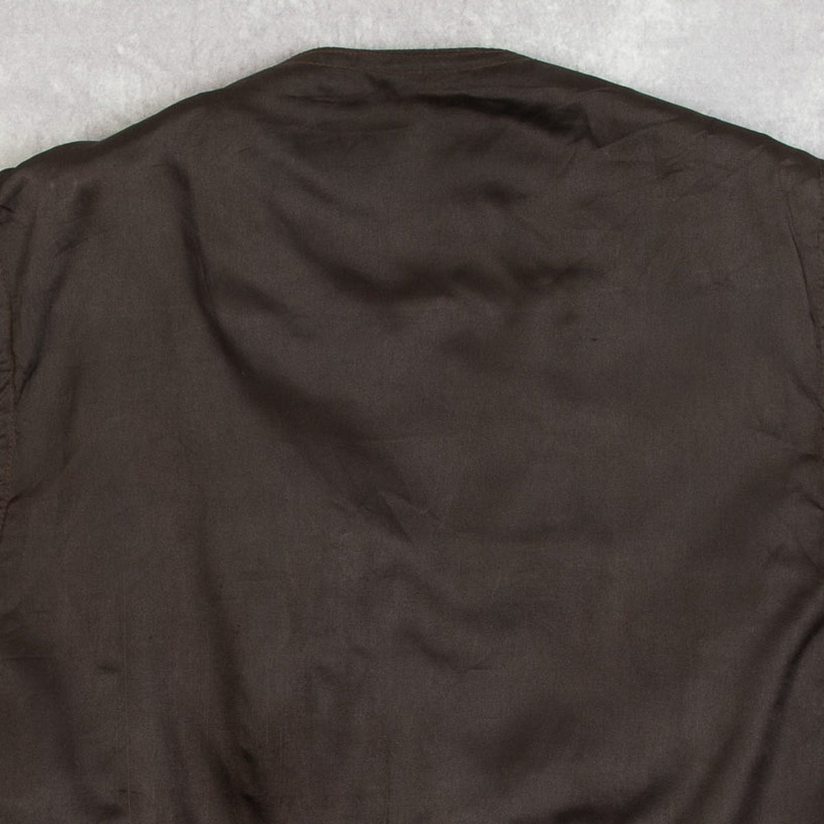MEN'S VINTAGE 1990S LEATHER VEST JACKET - SMALL
