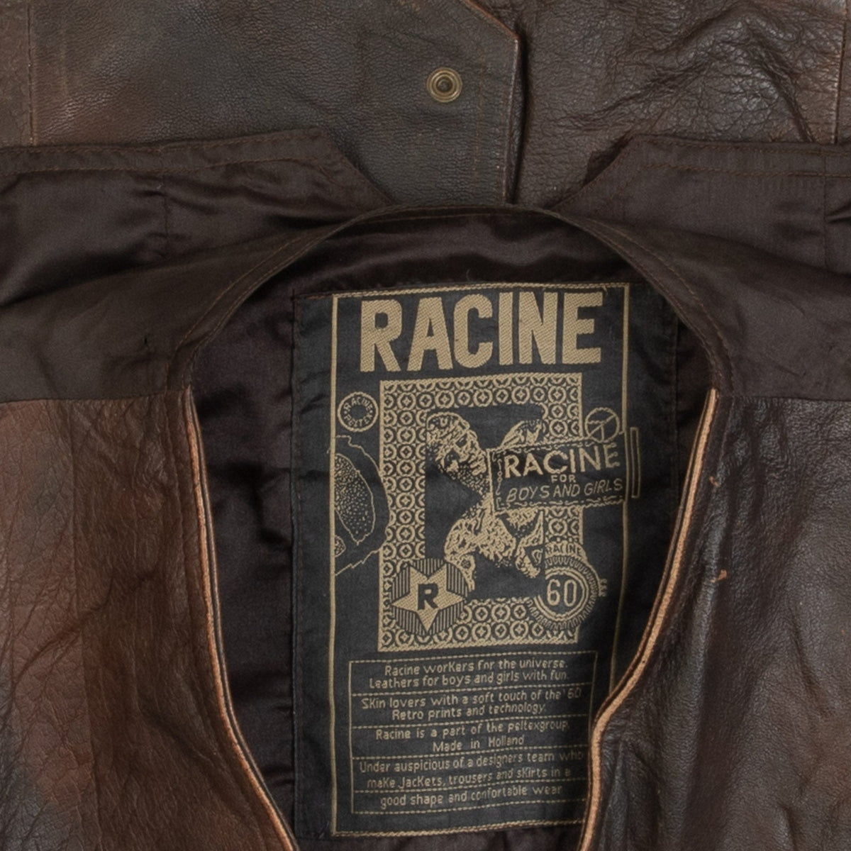 MEN'S VINTAGE 1990S LEATHER VEST JACKET - SMALL