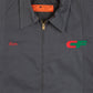 MEN'S VINTAGE 1980S RED KAP CF FULL ZIP WORKWEAR JACKET - X-LARGE