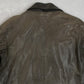 WOMEN'S VINTAGE 1990S LEATHER DOUBLE BREASTED JACKET - LARGE