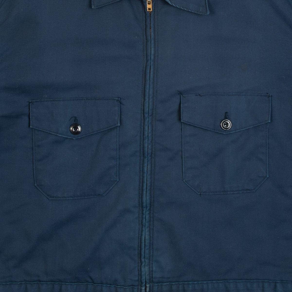 MEN'S VINTAGE 1980S BOXY WORKWEAR JACKET - X-LARGE