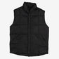 MEN'S VINTAGE QUILTED GILET VEST JACKET - MEDIUM