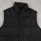 MEN'S VINTAGE QUILTED GILET VEST JACKET - MEDIUM