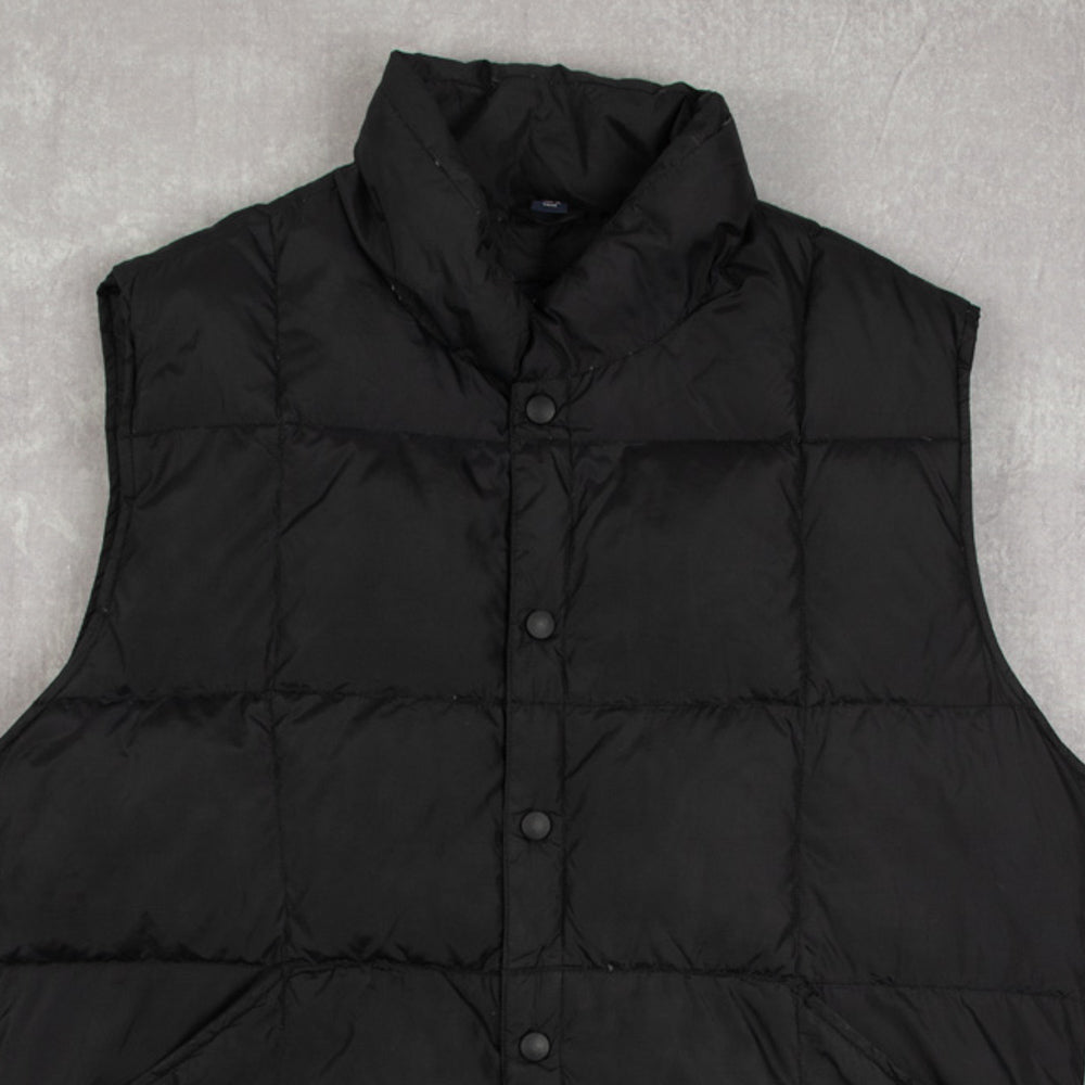MEN'S VINTAGE QUILTED GILET VEST JACKET - MEDIUM
