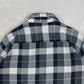 MEN'S VINTAGE 1990S WOOL STYLE CHECKED FLANNEL SHIRT - X-LARGE
