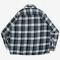 MEN'S VINTAGE 1990S WOOL STYLE CHECKED FLANNEL SHIRT - X-LARGE