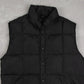 MEN'S VINTAGE QUILTED GILET VEST JACKET - MEDIUM