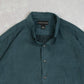 MEN'S VINTAGE 1990S SUEDE STYLE SHIRT - X-LARGE