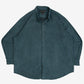 MEN'S VINTAGE 1990S SUEDE STYLE SHIRT - X-LARGE