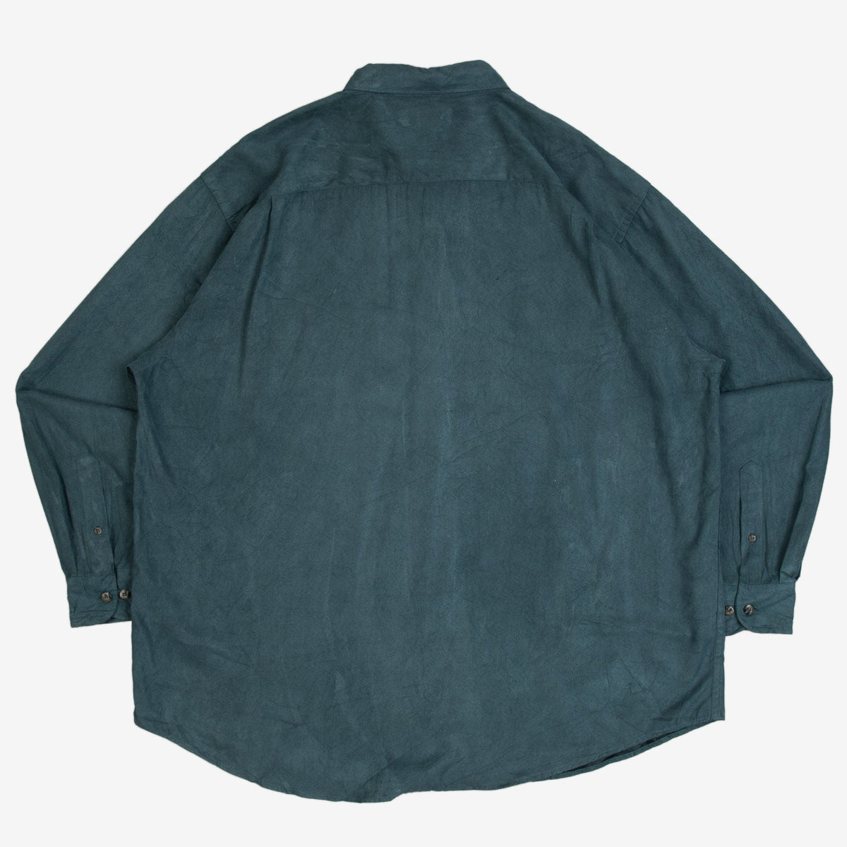 MEN'S VINTAGE 1990S SUEDE STYLE SHIRT - X-LARGE