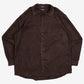 MEN'S VINTAGE 1990S SUEDE STYLE SHIRT - LARGE