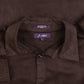 MEN'S VINTAGE 1990S SUEDE STYLE SHIRT - LARGE