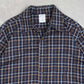 MEN'S VINTAGE 1990S BROOKS BROTHERS CHECKED LONG SLEEVE SHIRT - LARGE