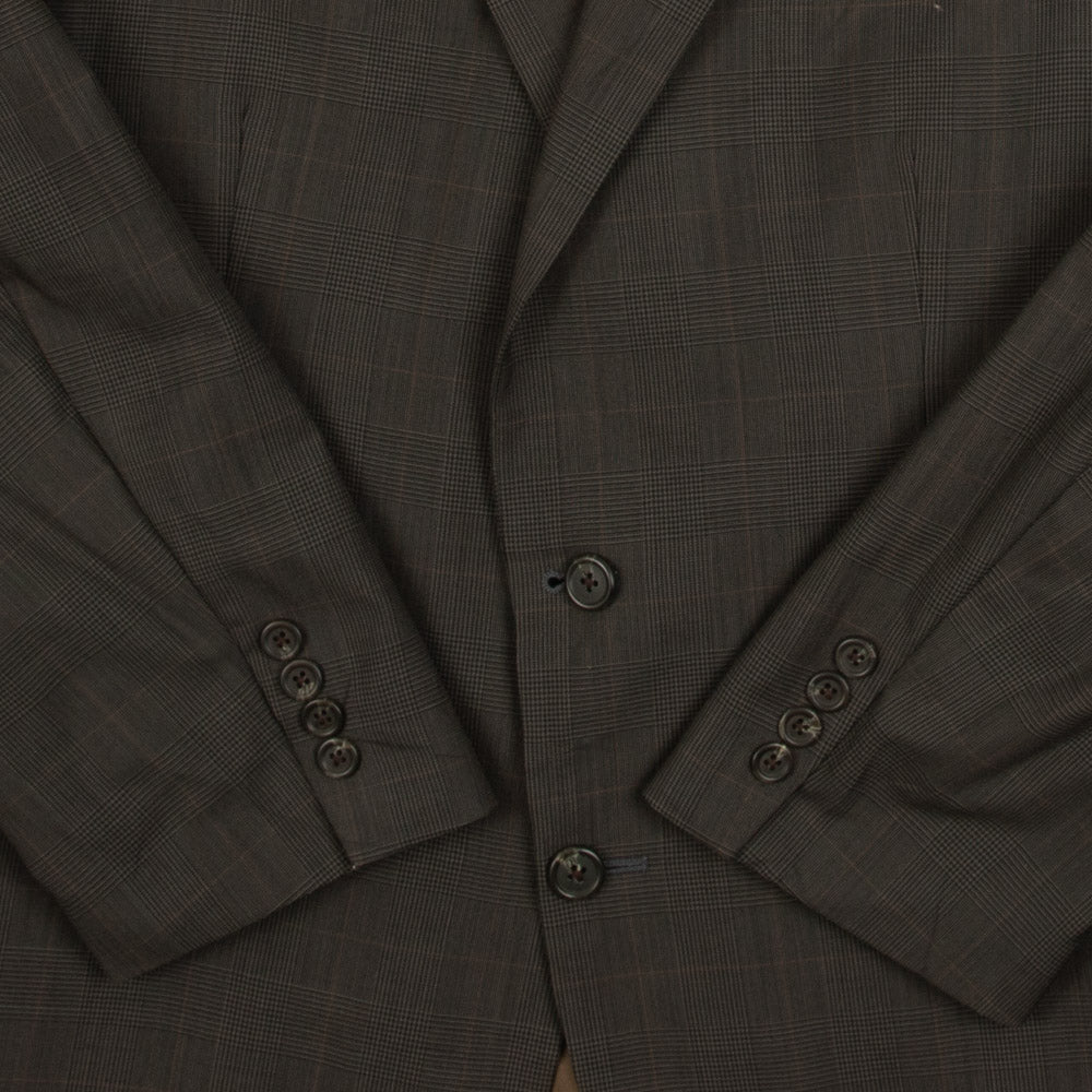 MEN'S VINTAGE 1990S CHAPS CHECKED BLAZER JACKET - LARGE